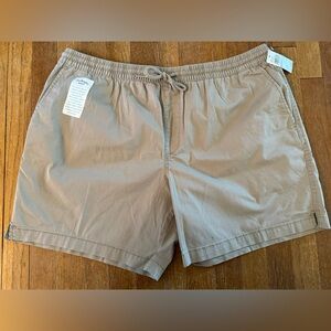 Mens Khaki Izod Shorts size 2XL NWT